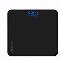 Digital Body Weight Bathroom Scale,Digital Bathroom Weight Scale 180KG/396 LB,Large LCD Backlight Display,USB Charging, Black