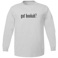 Bucking Ham got Hookah? - Adult Soft Long Sleeve T-Shirt, White, XXX-Large