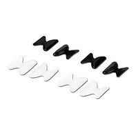 Glasses Nose pad Sunglasses Silicone Nose Pads Anti-Slip Increase Increased Nose Support Glasses Accessories (Transparent, 2 Pairs)