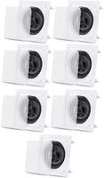 Acoustic Audio CS-I63S in Wall/Ceiling 6.5" Home Theater 3 Way 7 Speaker Set 2100 Watt CS-I63S-7S