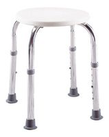 Lumex Bath Stool, White