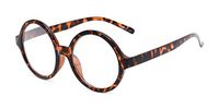 Readers.com Reading Glasses: The Architect Reader, Plastic Round Style for Men and Women - Tortoise, 1.25
