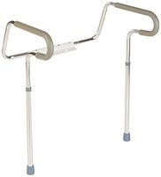 Sammons Preston Toilet Safety Frame, Toilet Handles for Elderly, Adjustable Commode Rails for Fall Prevention, Limited Mobility, Disabled, Injury, Surgery Recovery, 300 lbs Weight Capacity