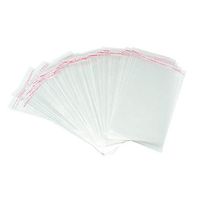 200 Pcs 4"x5" Clear Resealable Cellophane Bags, Self Adhesive Sealing OPP Plastic Food Treat Cello Bags Great for Bakery Bread Candy Cookie Pastry Soap Candle Gift Wrapping