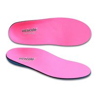 VICOCOLE Orthotic Insole Inserts Arch Support for Plantar Fasciitis Flat Feet Heel Spurs&Foot Pain with Lightweight EVA Foam … Pink