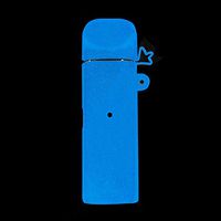 CEOKS for Smok Novo Silicone Case, Anti-Slip Protective Silicone Case Skin Rubber Cover for Smok Novo Pod Starter Kit TC Mod Box Rubber case wrap Shield (Luminous Blue)