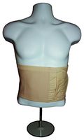 Safe n' Simple Unisex Ostomy Hernia Support Belt, Stoma Hernia Belt, 6", Beige, X-Large