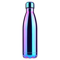 ZHENQ New Vacuum Flask Vacuum Thermos Stainless Steel Plating Coke Bottle molding Thermos Vacuum Flask Vacuum Bottle (Color : A)