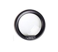 Hand Held Magnifying Glasses Portable Desktop Pocket Magnifier 72MM 10X HD Lens Office Elderly Reading Newspaper Black LIXFDJ Vision Assisted Magnification