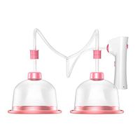 GYKFY Multifunctional Electric Female Chest Massager Liposuction Cup Breast Amplifier Enhancement Instrument Vacuum Breast Pump Expansion Beauty Device,L