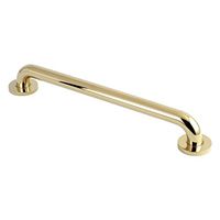 Kingston Brass DR514182 Meridian inch Decorative Ada Grab Bar, 18", Polished Brass