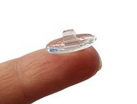 ASKANA 5 Pairs Oval-shaped Push in # 2 Silicone Nose Pads 15 mm /~ 0.6 ''