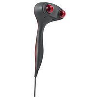 Compact Percussion Handheld Heated Massager | Adjustable Intensity, Dual Pivoting Heads | 2 Sets Interchangeable Nodes, Muscle Kneading for Back, Shoulders, Feet, Legs, Head & Neck | HoMedics