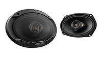 Kenwood KFC-6966R Road Series 6" x 9" 3-Way Car Speakers with Cloth Cones (Pair) - Black