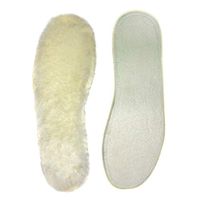JOXJOZ Women's Sheepskin Insoles Replacement Cozy Warm Thick Fleece Wool Insoles for Winter (7 M US)