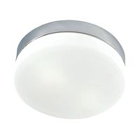 Elk Lighting FML1050-10-16M Disc LED Large Flushmount Opal Glass/Satin Nickel Finish Flush Mount Metallic Grey