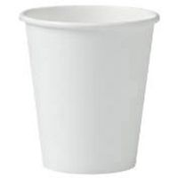 SOLO Cup Company Polycoated Hot Paper Cups, 6 oz, White, 50/Bag