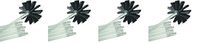 Deflecto Dryer Duct Cleaning Kit, Lint Remover, Extends Up To 12 Feet, Synthetic Brush Head, Use With or Without a Power Drill (Pack of 4)
