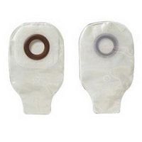Hollister 1 Piece Drainable Ostomy Pouch With Karaya 5 Ring 1 3/4"Opening Transparent - Box of 30