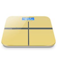 Lyqqqq Electronic Scales Electronic Scales Home Accurate Body Scales Scales Smart Health Weight Loss Electronic Called USB Charging (Color : Yellow)