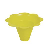 Medium Shaved Ice Sno Cone Flower Cups (8 OZ) 1000 Count Yellow