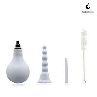 TopQuaFocus Enema Bulb Douche Kit for Home,Coffee