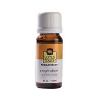 Respiration Essential Oil Blend by Lotus Touch, 10 ml Bottle - 100% Pure Therapeutic Grade Single-Note Essential Oil for Aromatherapy - Helps you Breathe Easier for those with Allergies or Congestion