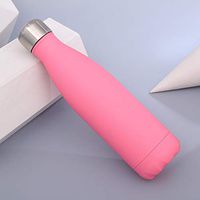 ZHENQ Customized Thermos for Water Bottle Double Wall Insulated Vacuum Bottle Stainless Steel Cup Outdoor Sports Drink (Color : B)