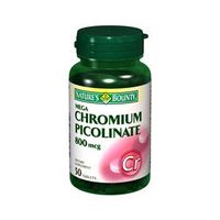 NB CHROMIUM PICOLINATE 800MCG 50TB NATURE'S BOUNTY