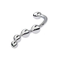 Yuamily Stainless Steel Amal Hook- Metal 4 Amal Bead Adult Health Six-Toy for Woman Men Couple Game