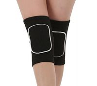 DU&HL Kneepads, Knee Support, Knee Sleeves Brace Protector Pad, Kids Breathable Thicked Crashproof Antislip Dance Cotton Knee Pads Brace Wrap tape for Kids Sport / dancing , black , S