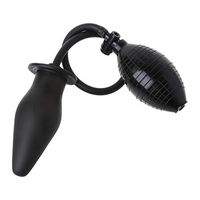 lipiny Amal Plug for Women Beginners UniSixÀnāl Bûtt Plùg Silicone Inflatable Air Bag Six Tóys Adùlt Backyard Massager for Men Couple