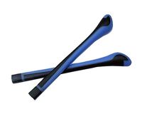1 Pair Glasses Temple End Tips Eyeglass Ear Pads Tube Replacement, Black&Blue