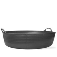 (1 Tub) 9.2 Gallon Black Large Shallow Gorilla Tub