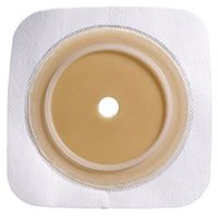 ConvaTec 4131-61 SUR-FIT Natura® Durahesive® Flexible Skin Barrier w/Flange and White Tape Collar (4 x 4in.) (10/Pack)