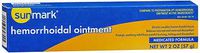 Sunmark Hemorrhoidal Ointment Medicated Formula - 2 oz, Pack of 2