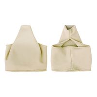 1 Pair of Fabric Gel Bunion Pads/Protectors/Sleeves/Shield Hallux Valgus Corrector-Khaki