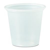 Dart P125N Polystyrene Portion Cups, 1 1/4 oz, Translucent (Case of 2500)