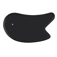 Romonacr IASTM Guasha Massage Tool Natural Bian Stone Gua Sha Scraping Board or SPA Therapy on Face, Back, Neck,Shoulder