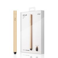 elago Stylus [Slim][Gold] - [Premium Aluminum ][Replaceable Tip][Extra Tip Included] - for iPad, iPad Pro, iPad Mini and iPhone