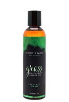 Intimate Earth Massage Oil, Grass, 4 Ounce