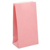 Pastel Pink Paper Party Favor Bags, 12ct