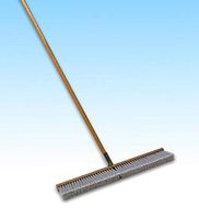 Silver Pro Push Broom 24" with Handle