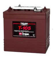Trojan T-105 GC2 6V 225Ah Deep Cycle Flooded Lead Acid Battery