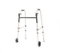 Invacare I-Class Adult Dual Release Paddle Walker with 5 Inch Fixed Wheels