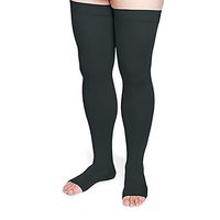 Sigvaris Specialty 553 Secure Unisex Open Toe Thigh Highs w/SIL Band 30 40 mmH