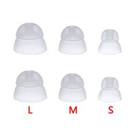 BLJ Hearing Amplifier 6-Peice Ear Buds Domes, Double Layer Design, Sizes Small, Medium, Large, Only for BLJ Hearing Amplifier