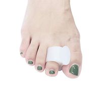 Toe Separators Hammer Toe Straightener, DOCA Soft Gel Toe Corrector - 2 Pack Silicone Toe Spreader,Reduce Foot Pain,Prevent Overlapping,Stain Odor Resistant