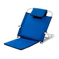 Bed Backrest Support Bed Back Rest Bed Support Healthcare Adjustable Angle Back Rest Seniors Fabric Bed Back Rest Bed Wedges Body Positioners (Color : Blue, Size : 555162cm)