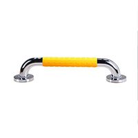 Bathroom safety rails Stainless Steel Nylon Texture Handrail Anti-slip Bathroom Shower Arm Barrier-free Elderly Thickening Safety Assistance Yellow (Color : 53cm)